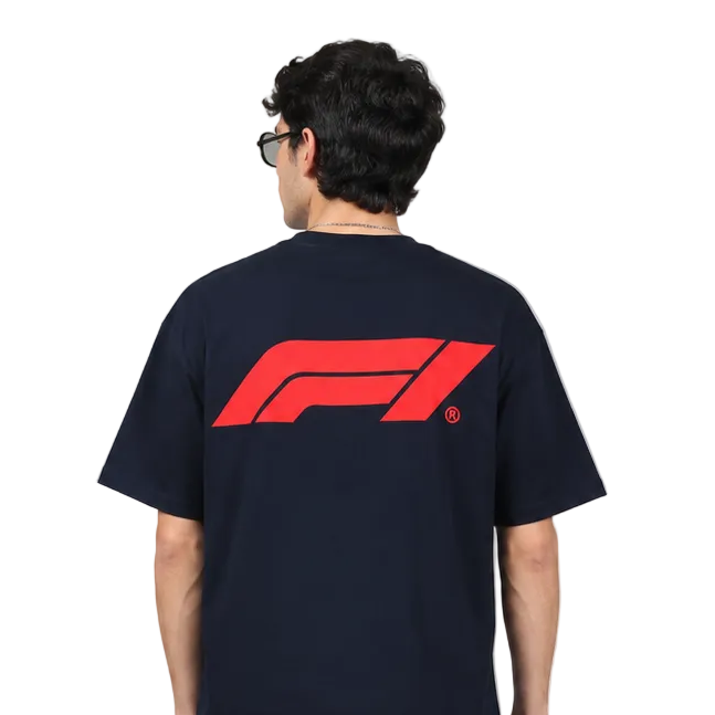 F1 LOGO AT BACK T SHIRT