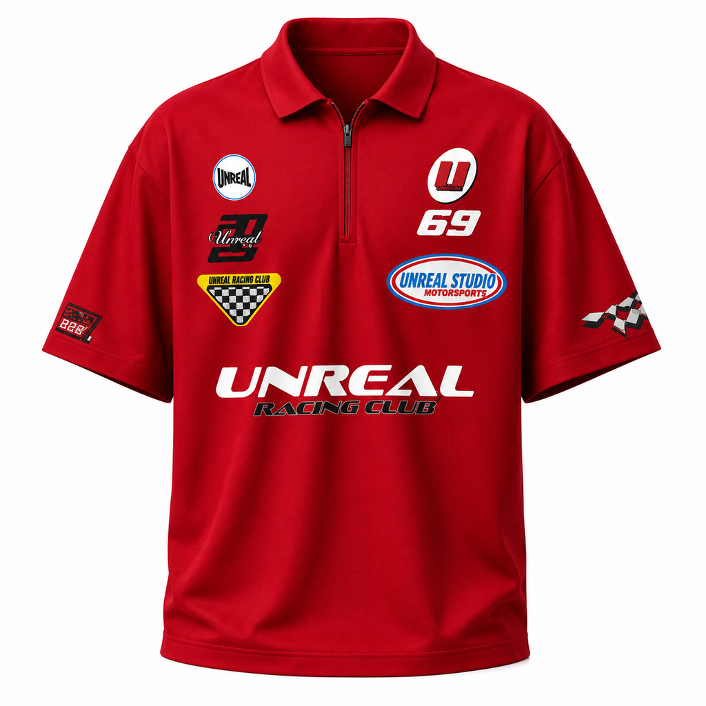UNREAL RACE CLUB POLO TSHIRT