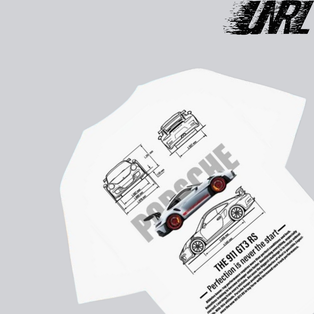 PORSCHE 911 BLUE PRINT T SHIRT