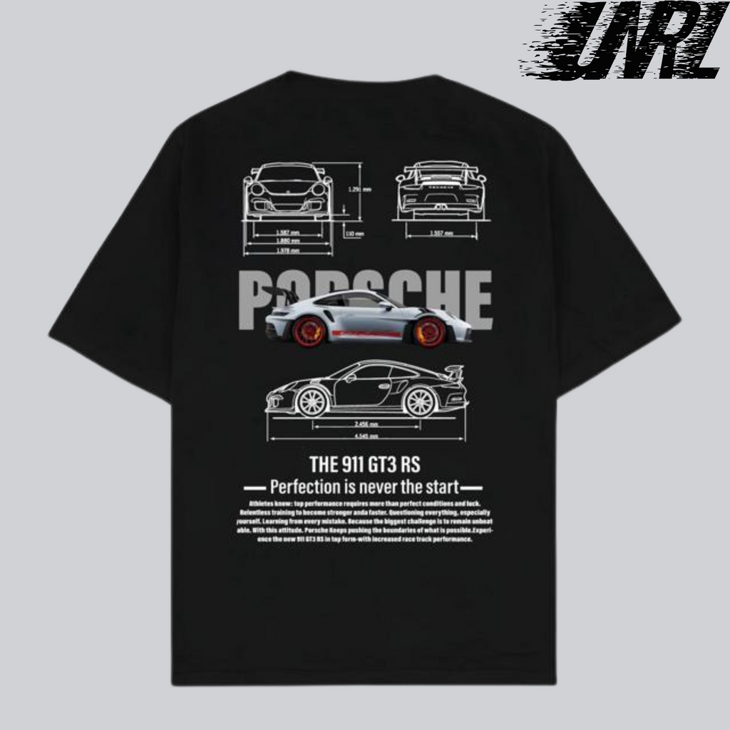 PORSCHE 911 BLUE PRINT T SHIRT