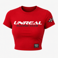 UNREAL RACE CLUB CROP TEES