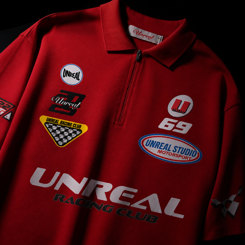 UNREAL RACE CLUB POLO TSHIRT