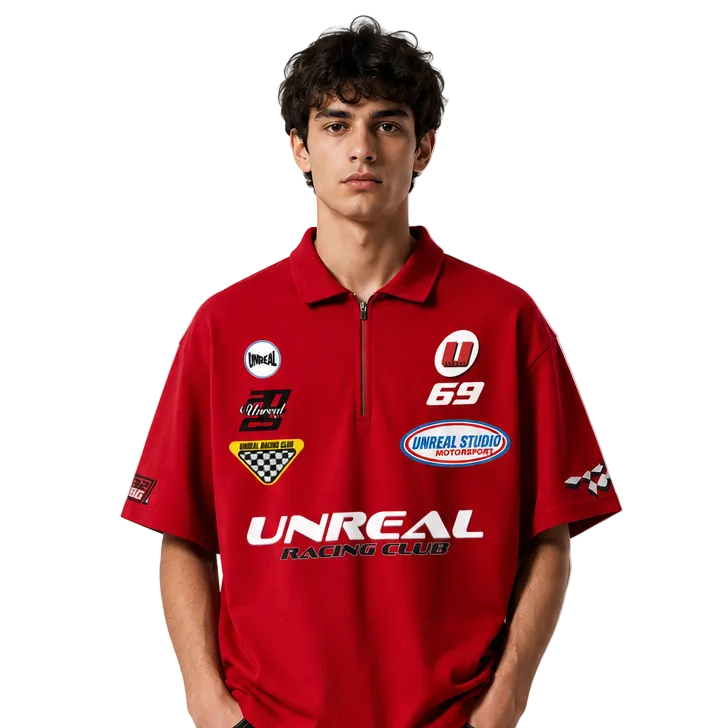 UNREAL RACE CLUB POLO TSHIRT