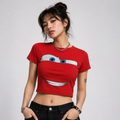 MCQUEEN WOMENS CROP TEES