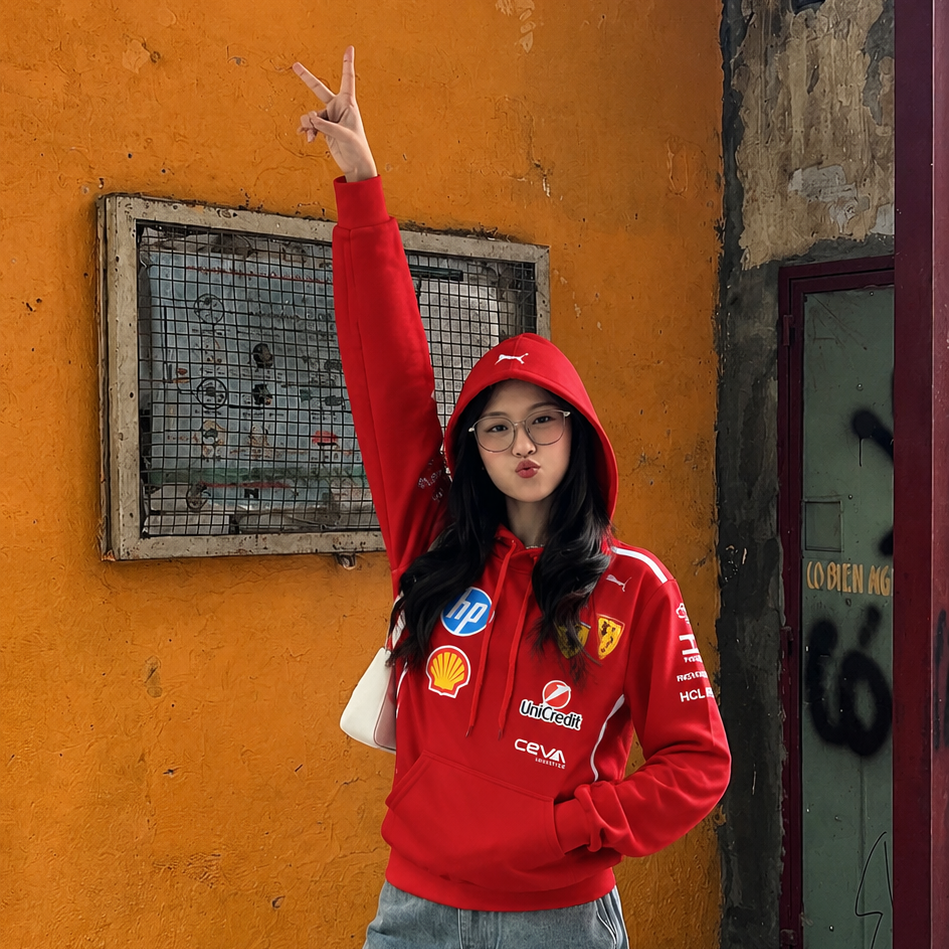 F1 FERRARI HOODIE.