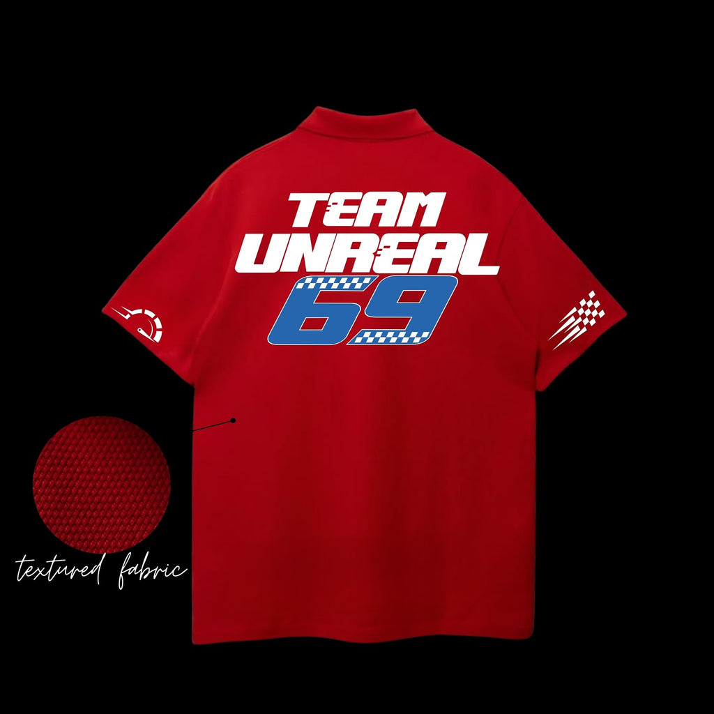 UNREAL RACE CLUB POLO TSHIRT