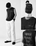 NEED MONEY FOR PORSCHE VEST ACID WASHED