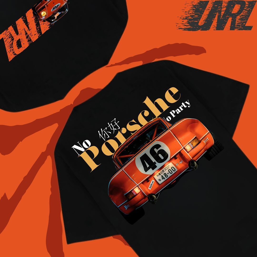 NO PARTY PORSCHE 911 T-SHIRT