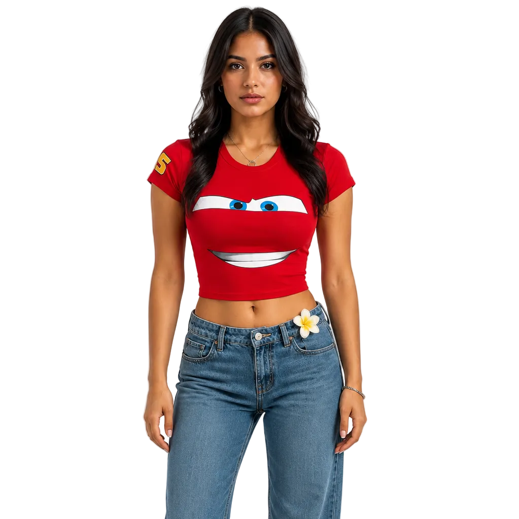 MCQUEEN BABY CROP TEES